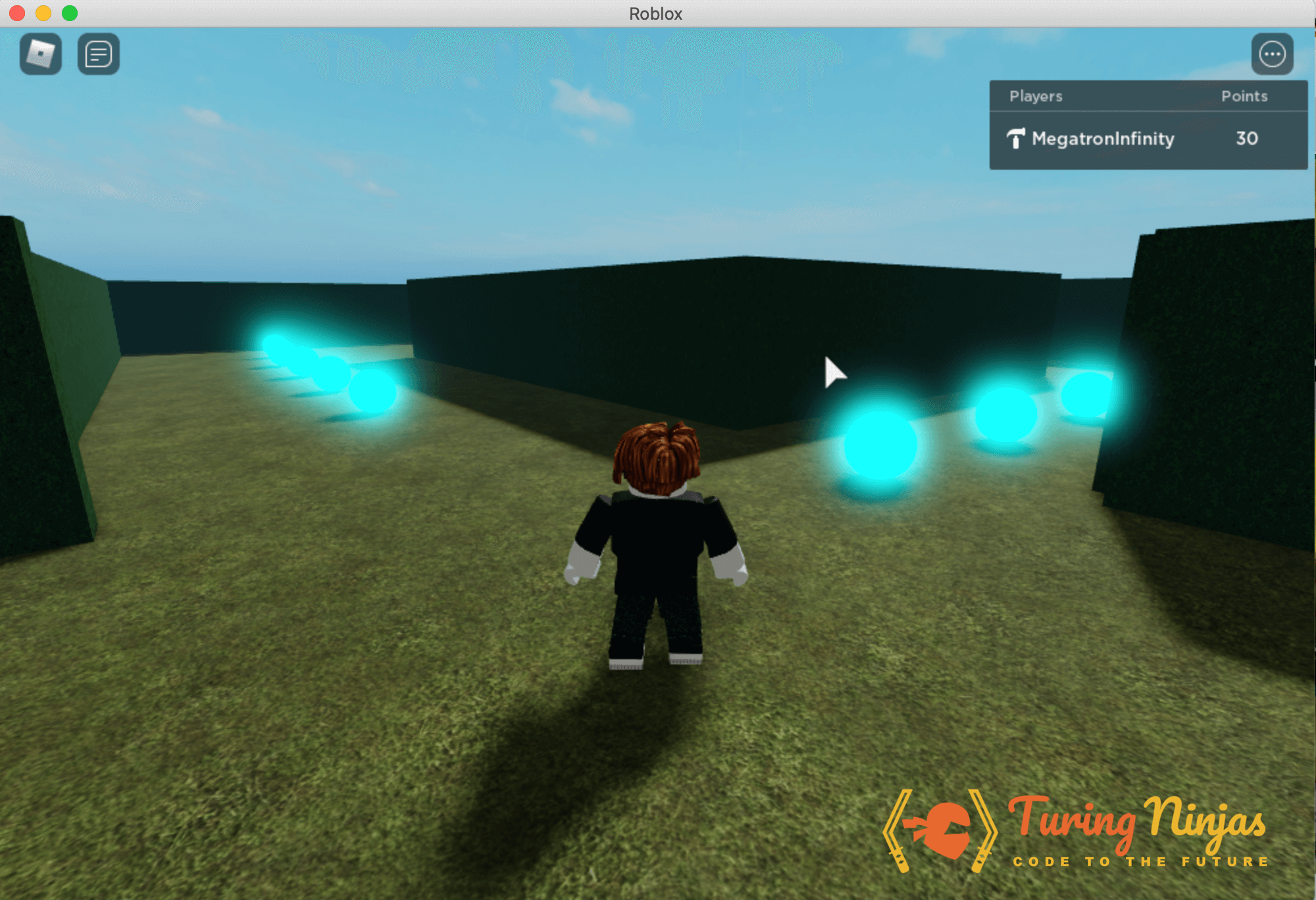 A screenshot of Roblox Obstacle Course